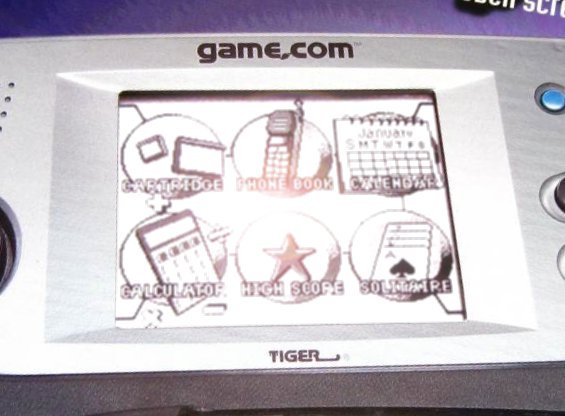 Tiger game.com console flare mockup